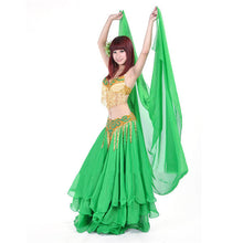 belly dancing accessories chiffon yarn scarf solid 2 5 1 2m belly dance veils stage wear J4U66