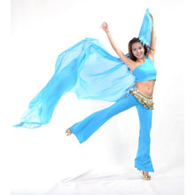 Belly dancing accessories chiffon yarn scarf Solid 2.5*1.2m belly dance veils Stage WearJFY66