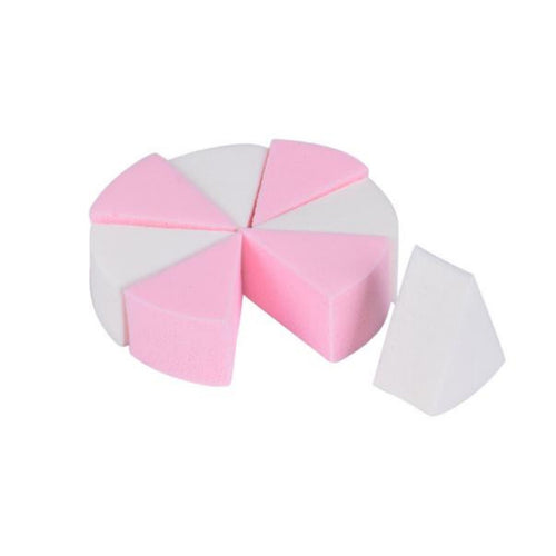 4pc White and Pink Makeup Soft Sponge Blender Blending Powder Smooth Puff Flawless Beauty J4U66