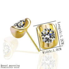 jewerly 18k gold plated earing ingot stud earrings for women brincos smtpe2 J4U66