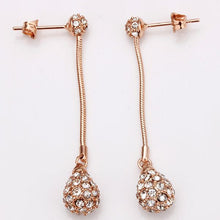 jewerly 18k gold plated earing crystal ball earrings for women brincos smtpe010 J4U66