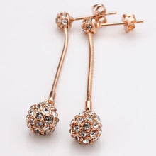 jewerly 18k gold plated earing crystal ball earrings for women brincos smtpe010 J4U66