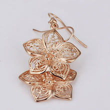jewerly 18k gold plated earing flower lp earrings for women brincos smtpe05 J4U66