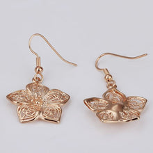 jewerly 18k gold plated earing flower lp earrings for women brincos smtpe05 J4U66