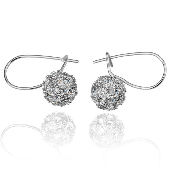jewerly 18k gold plated earing nj ball earrings for women brincos smtpe03 J4U66