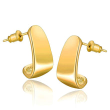 girl jewerly 18k gold plated earing l stud earrings for women brincos smtpe J4U66