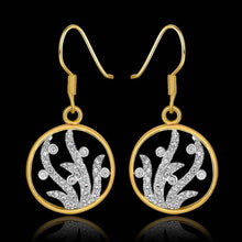 girl jewerly 18k gold plated earing circle crystal hollow earrings for women brincos smtpe2 J4U66