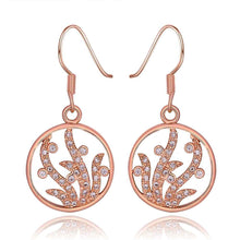 girl jewerly 18k gold plated earing circle crystal hollow earrings for women brincos smtpe2 J4U66