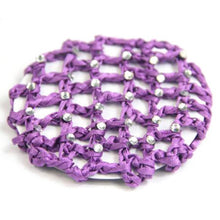 best beautiful bun cover snood hair net ballet dance skating crochet with diamond J4U66