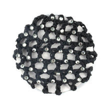 Best s Beautiful Bun Cover Snood Hair Net Ballet Dance Skating Crochet with Diamond J4U66