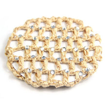 best beautiful bun cover snood hair net ballet dance skating crochet with diamond J4U66