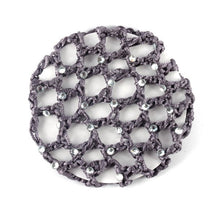 Best s Beautiful Bun Cover Snood Hair Net Ballet Dance Skating Crochet with Diamond J4U66