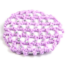 best beautiful bun cover snood hair net ballet dance skating crochet with diamond J4U66