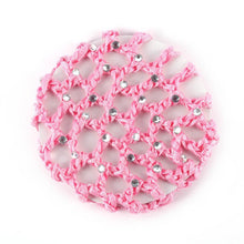 Best s Beautiful Bun Cover Snood Hair Net Ballet Dance Skating Crochet with Diamond J4U66