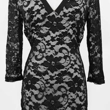 women sexy lace mini dress black floral hollow out dress bodycon dress sheath bandage pencil dress J4U66