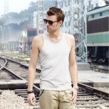 men tank tops round neck sleeveless causal vests men tops blusas J4U66