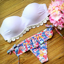 bikini style sexy beach swimwear ladies push up swimsuit bathing suit brazilian maillot de bain purple print J4U66