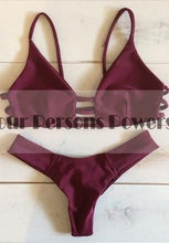 bikini style sexy beach swimwear ladies push up swimsuit bathing suit brazilian maillot de bain purple print J4U66