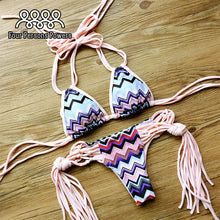 bikini style sexy beach swimwear ladies push up swimsuit bathing suit brazilian maillot de bain purple print J4U66