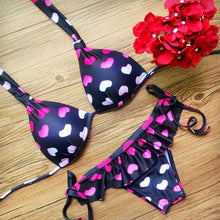 bikini style sexy beach swimwear ladies push up swimsuit bathing suit brazilian maillot de bain purple print J4U66