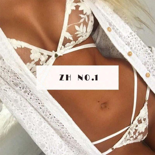 bikinis women swimsuit sexy high neck swimwear bikini set floral printed bathing suit brazilian bikini J4U66