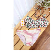 bikinis women hot sexy swimwear push up bikini set brazilian halter bandage blue gradient bathing suit female swimwearc222 J4U66