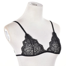 Black Lace Bra Top Wireless Cups Brassiere Eyelash Bralette Cute Crop Top Sexy Underwear Intimate Tops J4U66