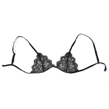 Black Lace Bra Top Wireless Cups Brassiere Eyelash Bralette Cute Crop Top Sexy Underwear Intimate Tops J4U66
