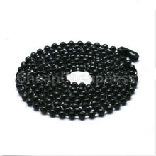 Black Silver/Metal Bead Chain 70CM Men Women Bead Necklace Necklace For Sale J4U66