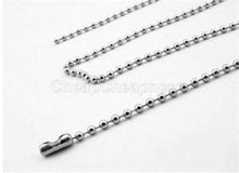 Black Silver/Metal Bead Chain 70CM Men Women Bead Necklace Necklace For Sale J4U66