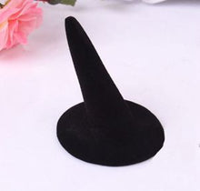 Black Velvet Finger Ring Stand Jewelry Display Women Jewelry Gift J4U66