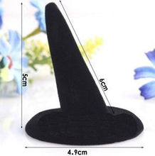 Black Velvet Finger Ring Stand Jewelry Display Women Jewelry Gift J4U66