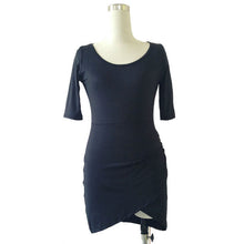 Black Irregular Bodycon Clubwear Nightclub Cocktail Mini DressJFY66