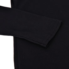 Black and white striped blouse Knitted women tops lace floral embroidery shirts long sleeve knitwear Women Formal Tops J4U66