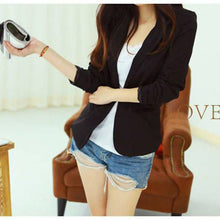 Blazer Women Feminino Korean Slim Shrug Suit Blazer Coat Casual Cardigan Outwear J4U66