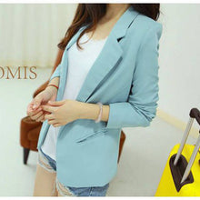 Blazer Women Feminino Korean Slim Shrug Suit Blazer Coat Casual Cardigan Outwear J4U66