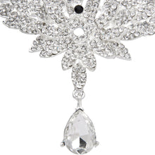 bling pendant crown headband water rhinestone hairband for wedding party forehead jewelry J4U66