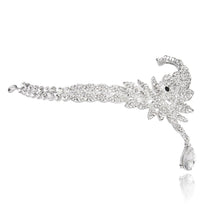 bling pendant crown headband water rhinestone hairband for wedding party forehead jewelry J4U66