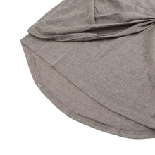 bodycon women sexy dress round neck 3/4 sleeve twist front night club mini party dresses plus size vestidos coffee J4U66