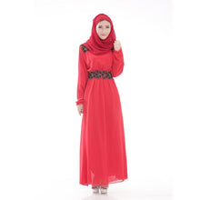 boho women long sleeve maxi dress abaya islamic muslim dresses J4U66