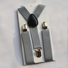 Boys Girls Kid Children Clip on Y Back Elastic Suspenders Slim Adjustable Braces Tirantes J4U66