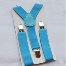 Boys Girls Kid Children Clip on Y Back Elastic Suspenders Slim Adjustable Braces Tirantes J4U66