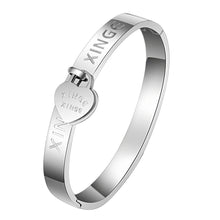 Bracelets Watches Famous Creative Luxury Women Rose Gold Sliver Rhinestone Crystal Love Bangle Watch And Bracelet Set 593 J4U66