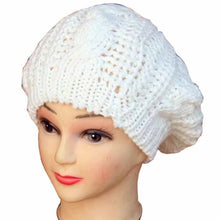 Women Hats Beanies Knitted Cap Crochet Hat Ear Protect Casual Cap J4U66