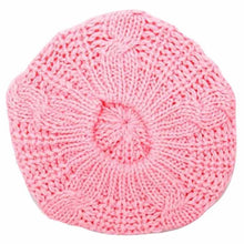 Women Hats Beanies Knitted Cap Crochet Hat Ear Protect Casual Cap J4U66