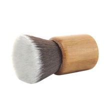 Brand Makeup BrushesAirbuki Bamboo Powder Foundation Brush Contour Make Up Flat Kabuki Kit Pinceis Maquiagem J4U66