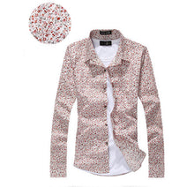 Brand Men Shirt Fashion Mens Casual Button Down Slim Fit Long Sleeve Formal Dress Shirts  J4U66