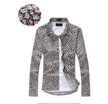 Brand Men Shirt Fashion Mens Casual Button Down Slim Fit Long Sleeve Formal Dress Shirts  J4U66