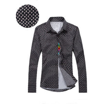 Brand Men Shirt Fashion Mens Casual Button Down Slim Fit Long Sleeve Formal Dress Shirts  J4U66