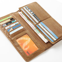 men wallets long purse pu leather money clips solid thin wallet for men business credit card cash holder wallets J4U66